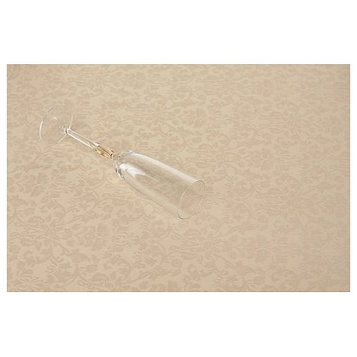 Скатерть 145*145 см. бежевая мелкий цветок /3/