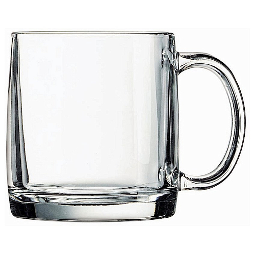 Кружка 380 мл. d=84, h=97 мм прозрач. Нордик /6/756/