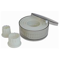 Набор резаков кондитерских 9 шт. "Круг" полиамид. /1/