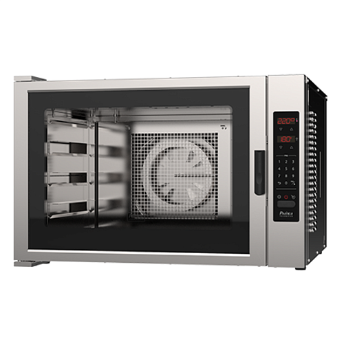 Печь конвекционная Pratica HPE80 Prog, 2 стекла, пар, электр-програм.