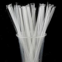 Трубочки коктейльные 0,5*21 см. 700 шт/уп. гофрированные прозр. в ИНДИВИД. УП. /1/10/