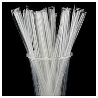 Трубочки коктейльные 0,6*20,5 см. 1000 шт/уп. прозрачные прямые в ИНДИВИД. УП. /1/6/