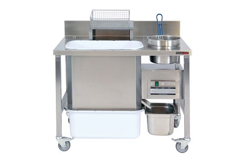 Стол для панировки с автоматическим просеиванием RoboLabs SR-P1-1A