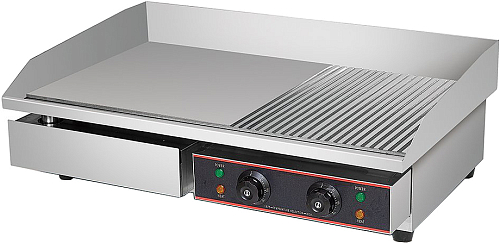 Жарочная поверхность Rosso HEG-822 (плоская и рифленая поверхность)