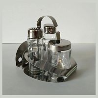 Набор для специй 3 пр.+ салфетница /1/48/