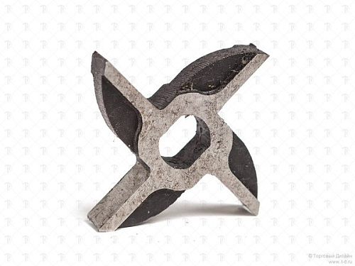 Нож двусторонний для мясорубки МИМ-80 (без бурта)