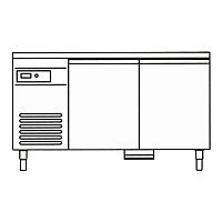 Прилавок охлаждаемый Castel MAC TBF 2-C