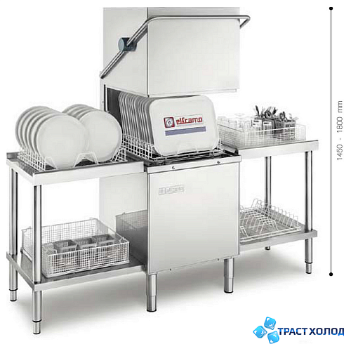 Купольная посудомоечная машина Elframo C34 DGT RS