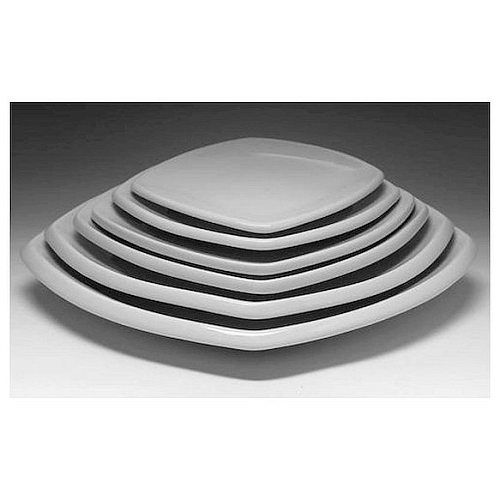 Тарелка квадратная 225*225 мм. мелкая Collage /6/24/