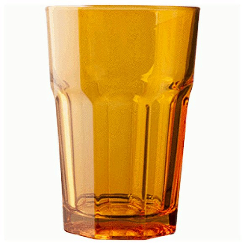 Хайбол 360 мл. d=83, h=122 мм оранжевый закален. Энжой Б /12/