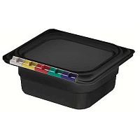 Гастроемкость 1/6 h=65 п/п черная Рс /1/28/