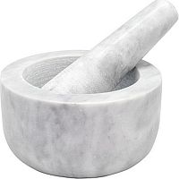 Ступка d=12 см. h=7 см. с пестиком 13 см., мрамор VB /1/