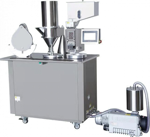 Фасовочно-упаковочная машина для капсул полуавтоматическая Hualian Machinery CGN208-DE (автомат. способ блокировки)