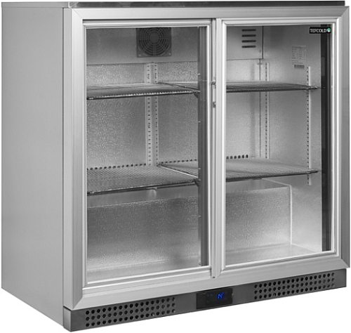Шкаф холодильный со стеклом Tefcold BA26SS барный нержавеющий