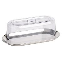 Поднос для подачи 300*155 мм. нерж. с пластик. крышкой APS /1/
