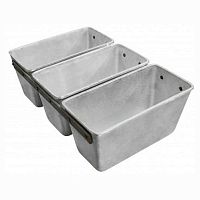 Форма для выпечки 21,5*10,5 см. h=10,5 см. хлебная алюминевая литая /1/