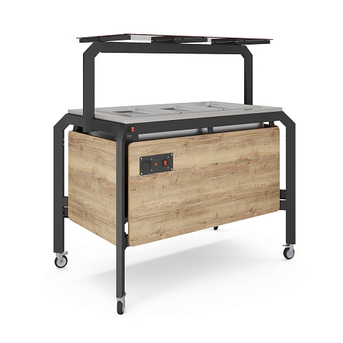 Модуль мобильный холодильный КОБОР AO120 black/olovo/sky