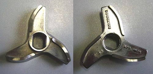 Нож 100029 для мясорубки, Unger, R/70 (3 литых гнутых лезвия)