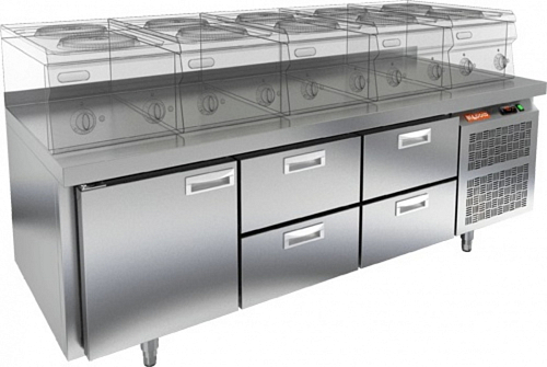 Стол охлаждаемый HICOLD GN 122/TN LT