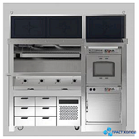 Гриль-станция напольная RoboLabs ГСЧ-4ЭМ2Л