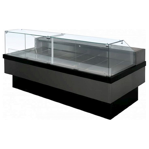 Универсальная витрина Enteco Немига Cube 240 ВСн (с боковинами)