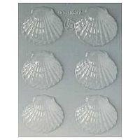 Форма для отливки шоколадных конфет "Морск.ракушки" d=65 h=20 мм. /1/