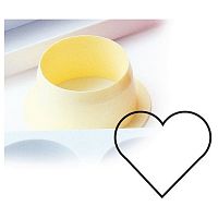 Резак пластиковый "Сердце" d=65, h=30-40 мм. Monop /1/