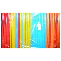 Трубочки коктейльные 0,5*12,5 см. 400 шт/уп. цветные MINI /1/50/