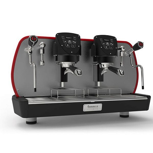 Кофемашина рожковая Fiamma ASTROLAB 2 MB TC .24 (FC) RED (автомат, 2 группы) мультибойлерная