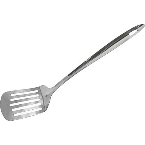 Лопатка 31 см. изогнутая раб. часть 8*7,7 см. нерж. перфорир. широкая /1/