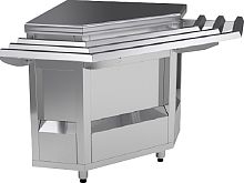 Прилавок нейтральный угловой МариХолодМаш ПУ-90