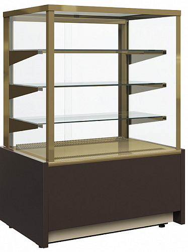 Витрина тепловая Полюс KC70 SH 0,9-1 9006-9005 (стекло)