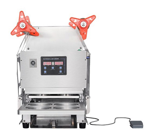 Автоматический запайщик лотков Hualian Machinery HL-95A с газонаполнением (фигурная матрица)