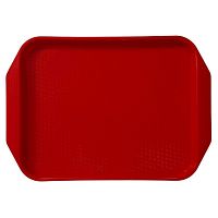 Поднос 38*27 см. красный поверхность классик (163) MG /10/