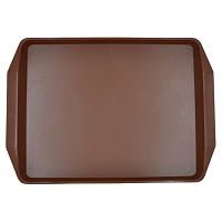 Поднос 42*30 см. темно-коричневый поверхность шагрень MG /1/10/