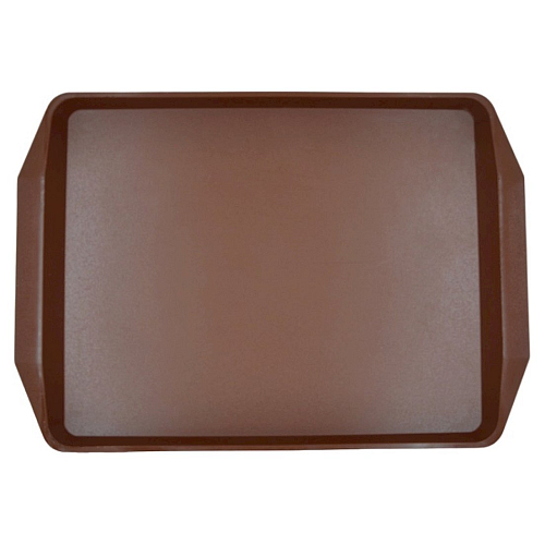 Поднос 42*30 см. темно-коричневый поверхность шагрень MG /1/10/