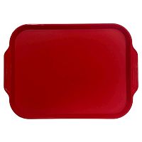 Поднос 45*35,5 см. красный поверхность шагрень MG /1/10/