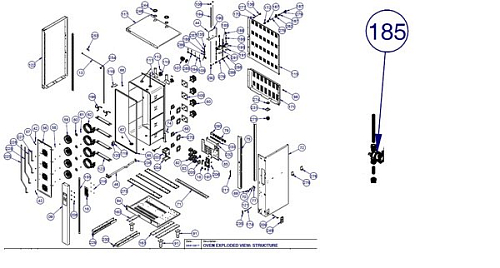 Клапан электромагнитный 020ELE0004 для печи пароконвекционной т.м. Vortmax, серии VSI