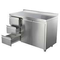 Стол Atesy СТ-С-1-1500.600-02-Р-3Л (СТ-3/1500/600 с ящиками)