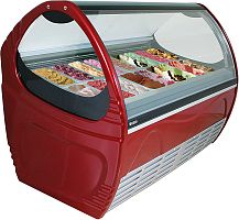 Витрина для мягкого мороженого UGUR UDR 18 FATIH (цветной закругл.корпус)