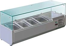 Витрина холодильная настольная Koreco VRX 1200-380 (395II) (VRX1200380(395II))