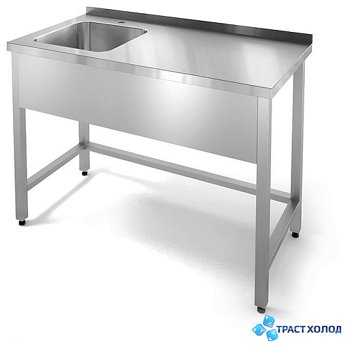 Ванна моечная Atesy ВСМЦ-1/1200/700Н ванна слева