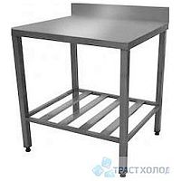 Стол с решетчатой полкой EKSI СТр-1000х600х860 Б (с бортом)