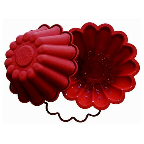 Форма силиконовая для заморозки и выпечки "Цветок" d=220 h=80 мм. /1/