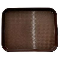 Поднос 34,5*26,5 см темно-коричневый (167) MG /10/