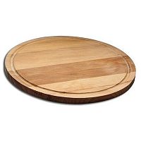 Доска разделочная бук d=340*22 мм круглая /1/