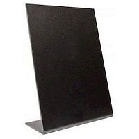 Табличка 105*150 мм. А6 меловая вертикал. L-об. тейбл тент на подставке /1/