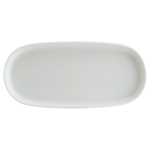 Блюдо овальное 180*90 мм. Белый, форма Хюгге Bonna /1/6/ ОСЕНЬ