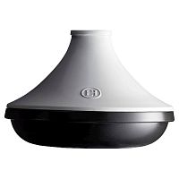 Тажин 4,0 л. d=310 мм. h=235 мм. с крышкой (индукция) графитовый керам Emile Henry /1/