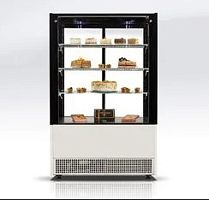 Витрина холодильная CRYSPI ВПВ (Elegia Quadro К 1250Д R290) (С.2.G9005мат. A9005мат.B9010стр.муар.P1.PS)